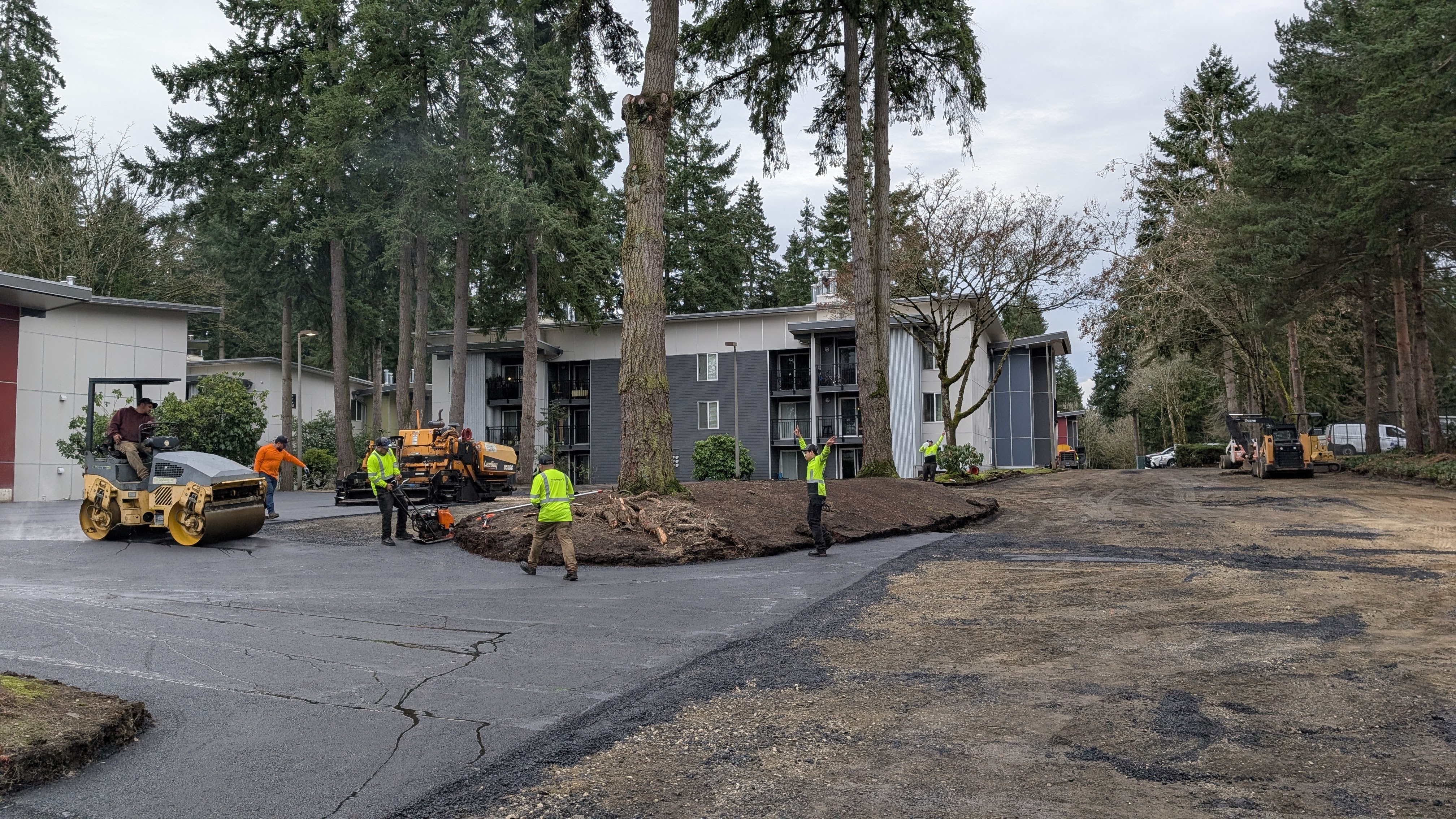 Commercial asphalt paving in Bellevue, WA
