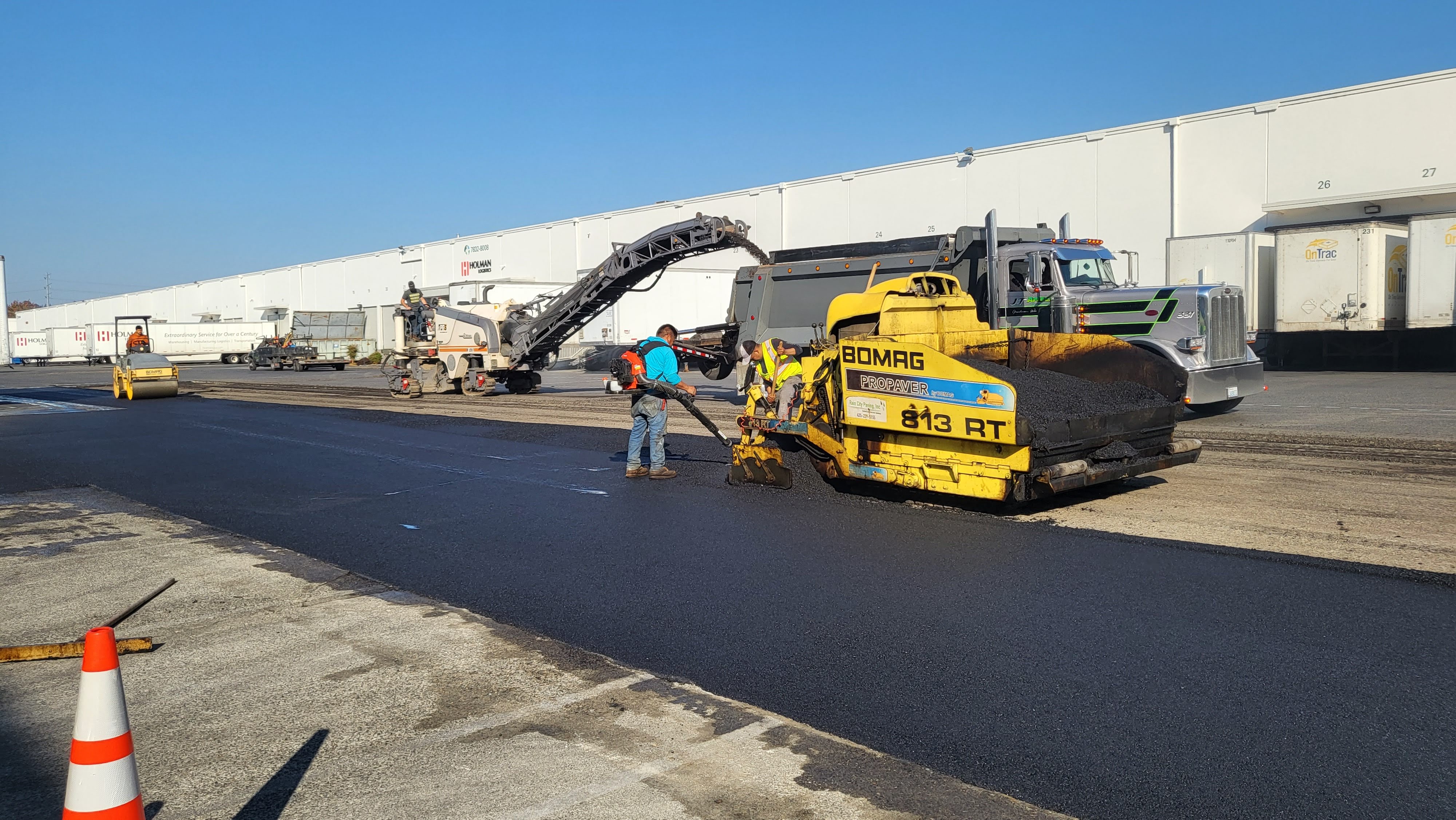 Commercial asphalt paving in Everett, WA