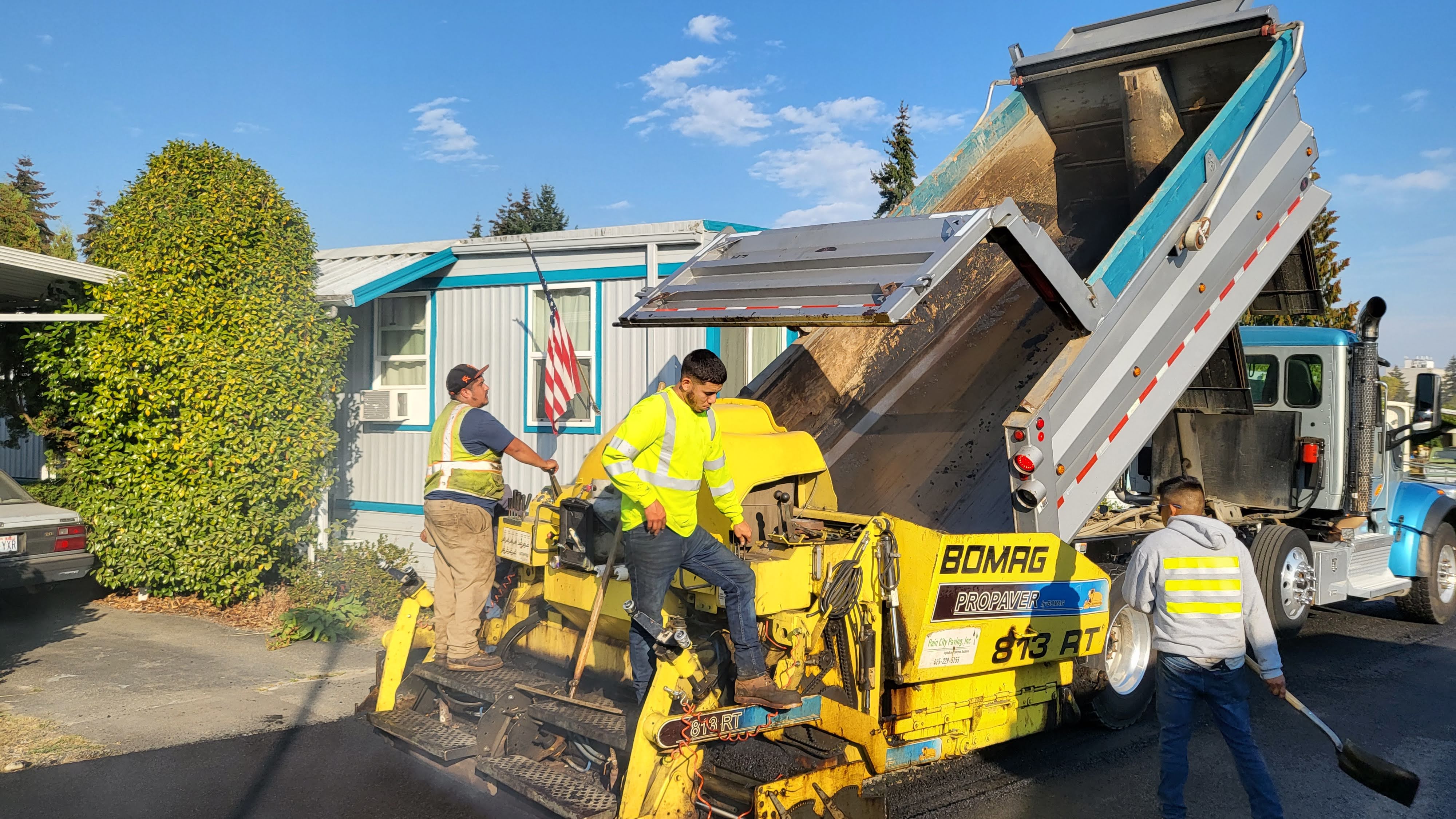 Residential asphalt paving in Kenmore, WA